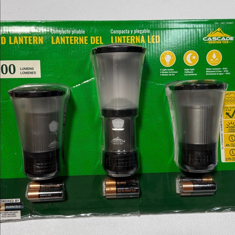 Cascade LED Lantern Set - Picture 4 of 8